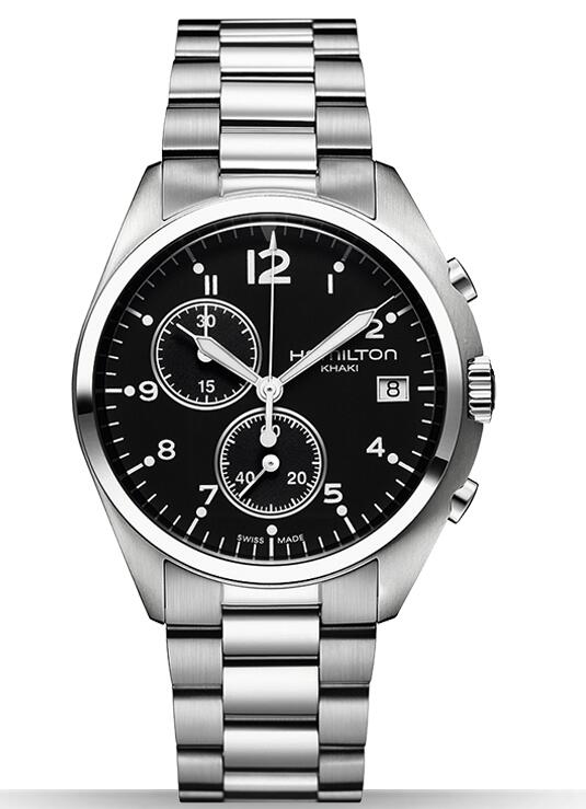 Hamilton Khaki Pilot Pioneer Chrono Quartz H76512133 replica watch